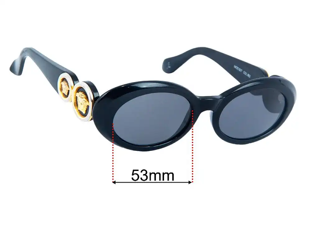Sunglass Fix Lentilles de Remplacement pour Versace MOD 527 - 53mm Wide Sunglass Fix Lentilles de Remplacement pour Versace MOD 527 - 53mm Wide