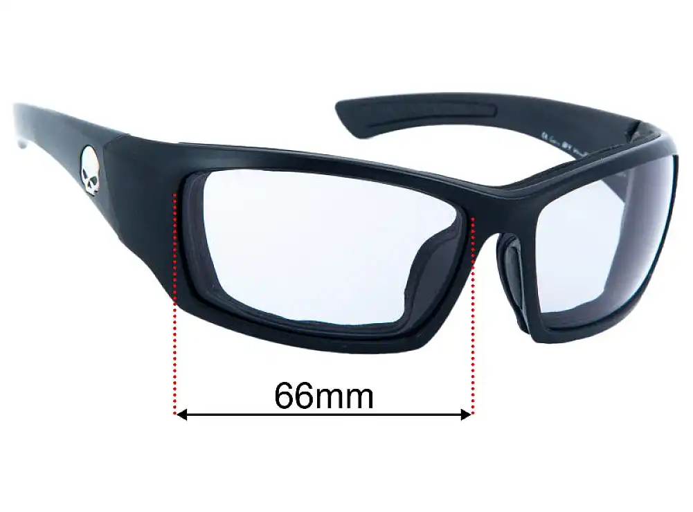 Sunglass Fix Lentilles de Remplacement pour Wiley X H-D Tat - 66mm Wide Sunglass Fix Lentilles de Remplacement pour Wiley X H-D Tat - 66mm Wide