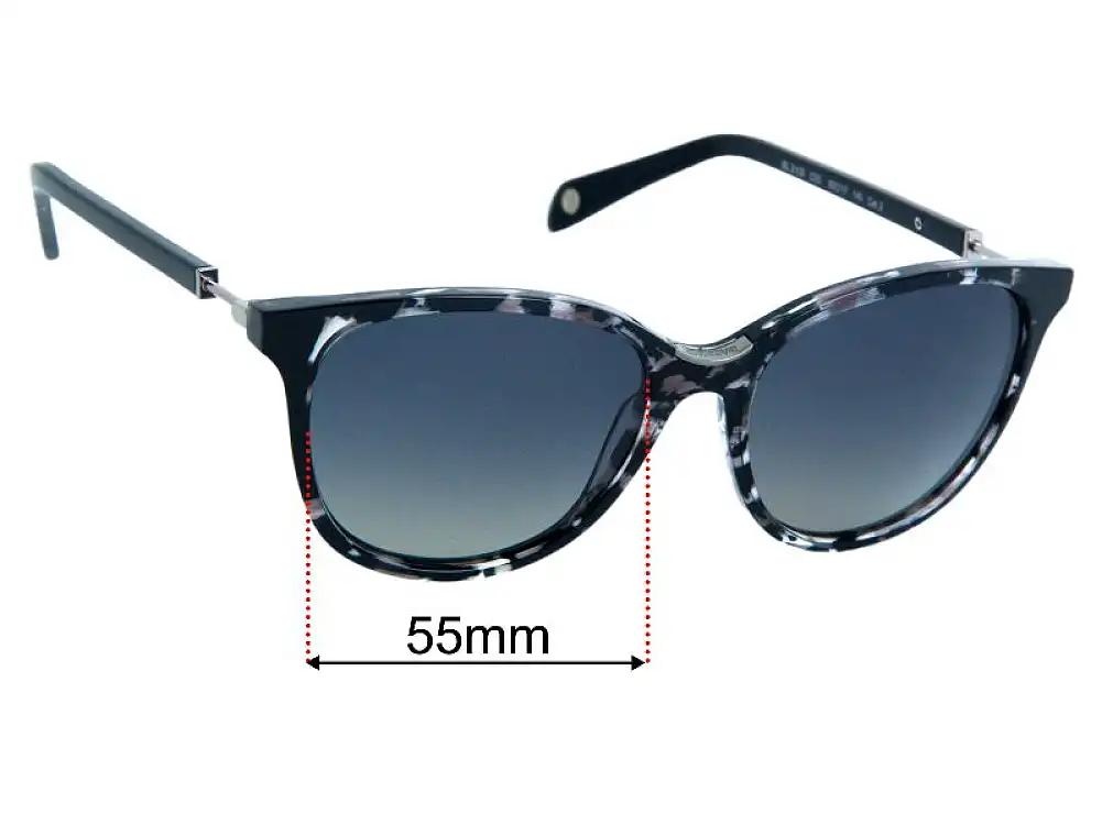 Sunglass Fix Lentilles de Remplacement pour Balmain BL2102 - 55mm Wide Sunglass Fix Lentilles de Remplacement pour Balmain BL2102 - 55mm Wide