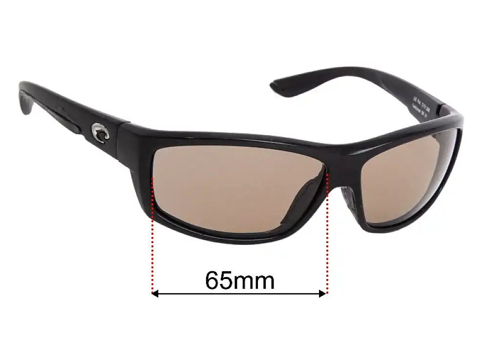 Sunglass Fix Lentilles de Remplacement pour Costa Del Mar Saltbreak - 65mm Wide Sunglass Fix Lentilles de Remplacement pour Costa Del Mar Saltbreak - 65mm Wide