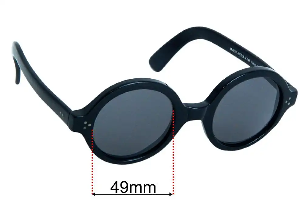 Sunglass Fix Lentilles de Remplacement pour Paul Taylor M 2010 - 49mm Wide Sunglass Fix Lentilles de Remplacement pour Paul Taylor M 2010 - 49mm Wide