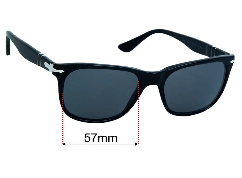 Sunglass Fix Verres de Remplacement pour Persol 3291-S - 57mm Wide Sunglass Fix Verres de Remplacement pour Persol 3291-S - 57mm Wide
