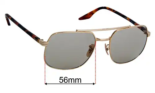Sunglass Fix Lentilles de Remplacement pour Ray-Ban RB3699 - 56mm Wide Ray-Ban RB3699 Lentilles de Remplacement 56mm wide