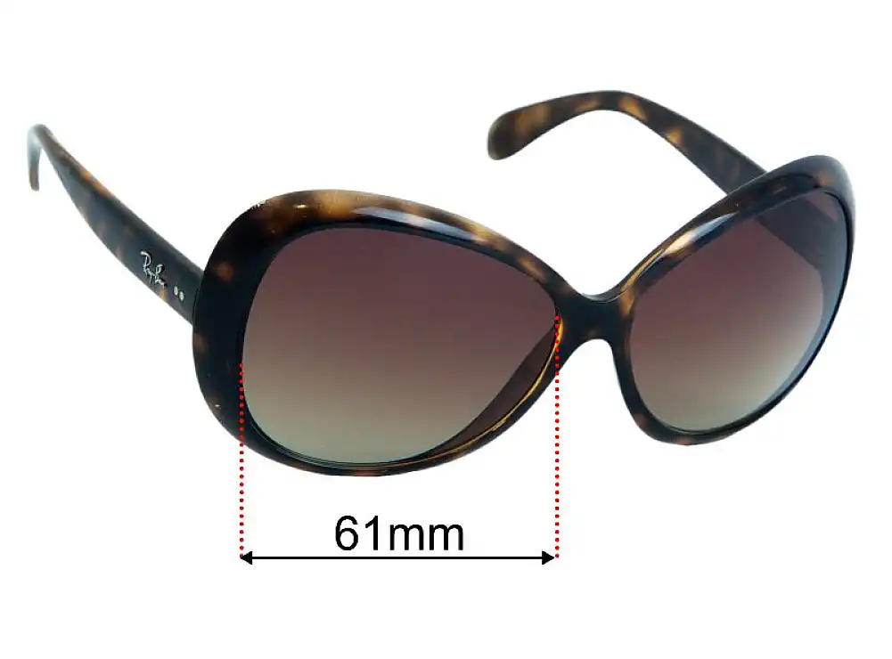 Sunglass Fix Lentilles de Remplacement pour Ray-Ban RB4127 - 61mm Wide Sunglass Fix Lentilles de Remplacement pour Ray-Ban RB4127 - 61mm Wide