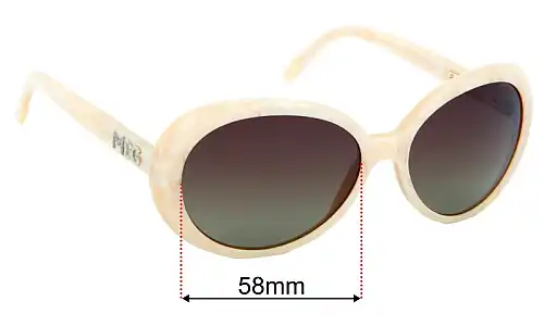 Sunglass Fix Verres de Remplacement pour Dolce & Gabbana DG4096 Madonna - 58mm Wide Dolce & Gabbana DG4096 Madonna Verres de Remplacement 58mm wide