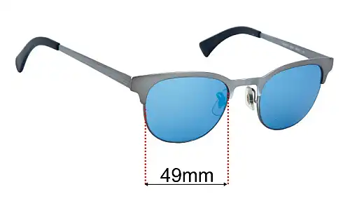 Sunglass Fix Lentilles de Remplacement pour Ray-Ban RB6317 - 49mm Wide Ray-Ban RB6317 Lentilles de Remplacement 49mm wide