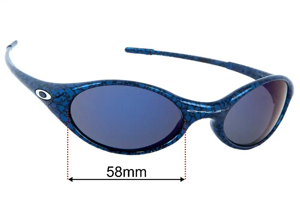Sunglass Fix Lentilles de Remplacement pour Oakley Eye Jacket - 58mm Wide Sunglass Fix Lentilles de Remplacement pour Oakley Eye Jacket - 58mm Wide