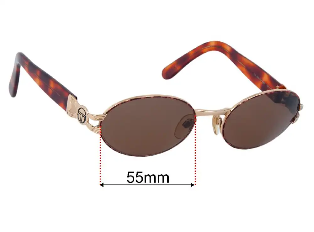 Sunglass Fix Lentilles de Remplacement pour Sergio Tacchini ST 1055-S - 55mm Wide Sunglass Fix Lentilles de Remplacement pour Sergio Tacchini ST 1055-S - 55mm Wide