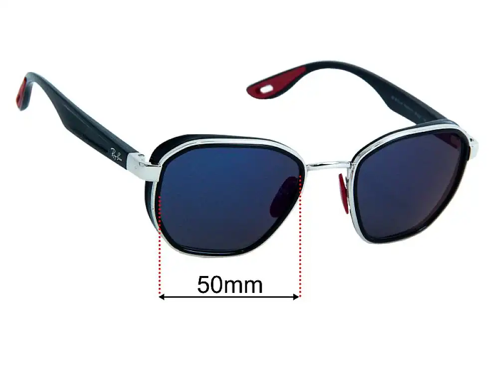 Sunglass Fix Lentilles de Remplacement pour Ray-Ban RB3674-M Scuderia Ferrari Collection - 50mm Wide Sunglass Fix Lentilles de Remplacement pour Ray-Ban RB3674-M Scuderia Ferrari Collection - 50mm Wide