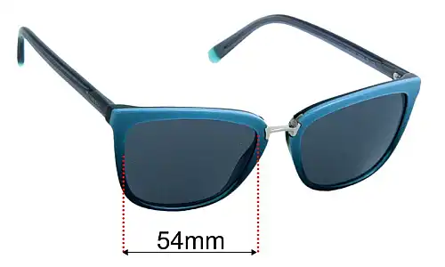 Sunglass Fix Lentilles de Remplacement pour Tiffany & Co TF 2179 - 54mm Wide Tiffany & Co TF 2179 Lentilles de Remplacement 54mm wide