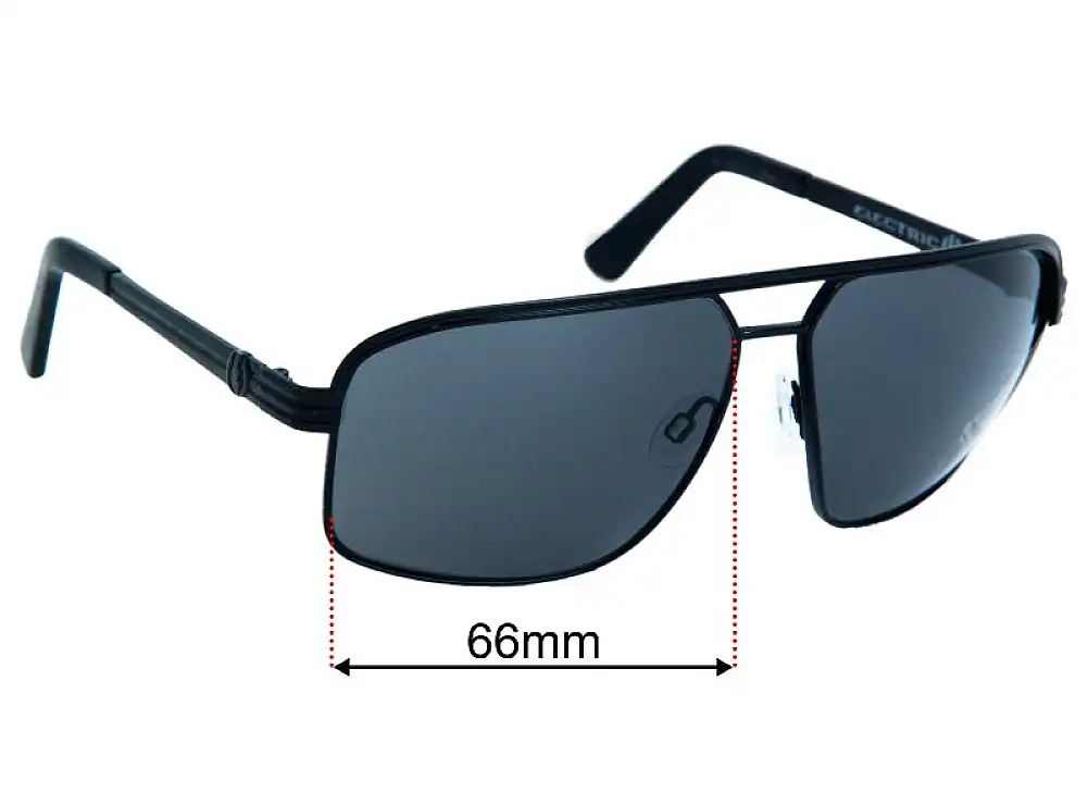 Sunglass Fix Lentilles de Remplacement pour Electric Vegus - 66mm Wide Sunglass Fix Lentilles de Remplacement pour Electric Vegus - 66mm Wide