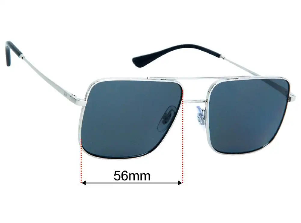 Sunglass Fix Verres de Remplacement pour Ray-Ban RB3758 Ari - 54mm Wide Sunglass Fix Verres de Remplacement pour Ray-Ban RB3758 Ari - 54mm Wide