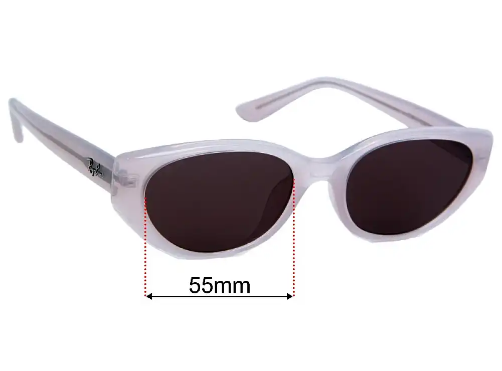 Sunglass Fix Lentilles de Remplacement pour Ray-Ban RB4457D - 55mm Wide Sunglass Fix Lentilles de Remplacement pour Ray-Ban RB4457D - 55mm Wide
