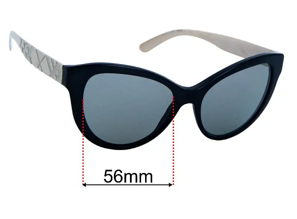 Sunglass Fix Verres de Remplacement pour Burberry B 4220 - 56mm Wide Sunglass Fix Verres de Remplacement pour Burberry B 4220 - 56mm Wide