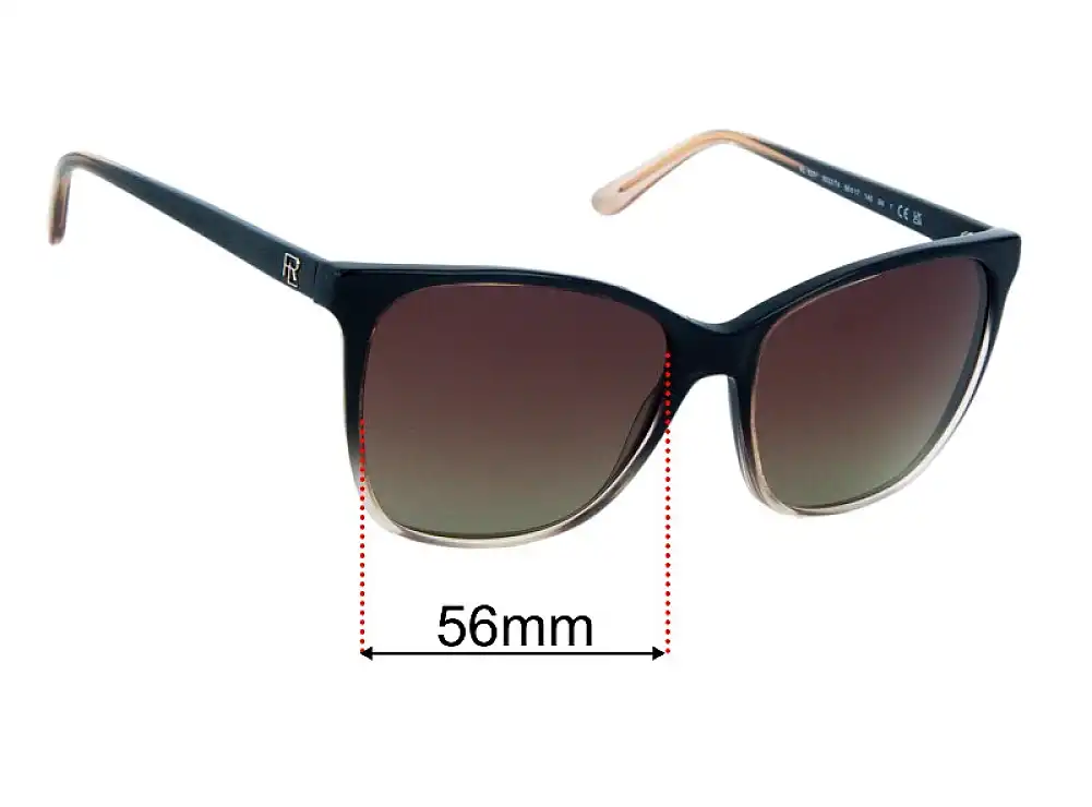 Sunglass Fix Lentilles de Remplacement pour Polo RL 8201 - 56mm Wide Sunglass Fix Lentilles de Remplacement pour Polo RL 8201 - 56mm Wide