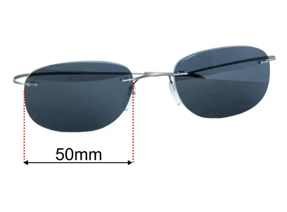 Sunglass Fix Lentilles de Remplacement pour Silhouette 7799 - 50mm Wide Sunglass Fix Lentilles de Remplacement pour Silhouette 7799 - 50mm Wide
