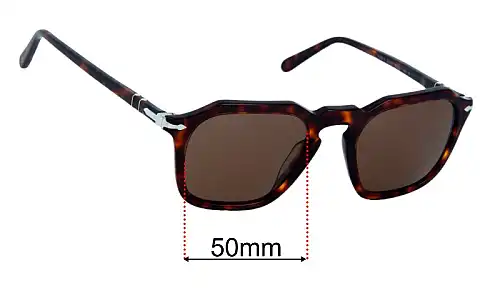 Sunglass Fix Verres de Remplacement pour Persol 3292-S - 50mm Wide Persol 3292-S Verres de Remplacement 50mm wide