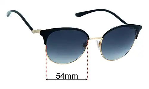 Sunglass Fix Verres de Remplacement pour Dolce & Gabbana DG2273 - 54mm Wide Dolce & Gabbana DG2273 Verres de Remplacement 54mm wide