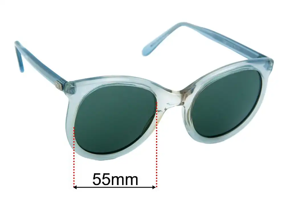 Sunglass Fix Verres de Remplacement pour Margutta Design 2111 - 55mm Wide Sunglass Fix Verres de Remplacement pour Margutta Design 2111 - 55mm Wide