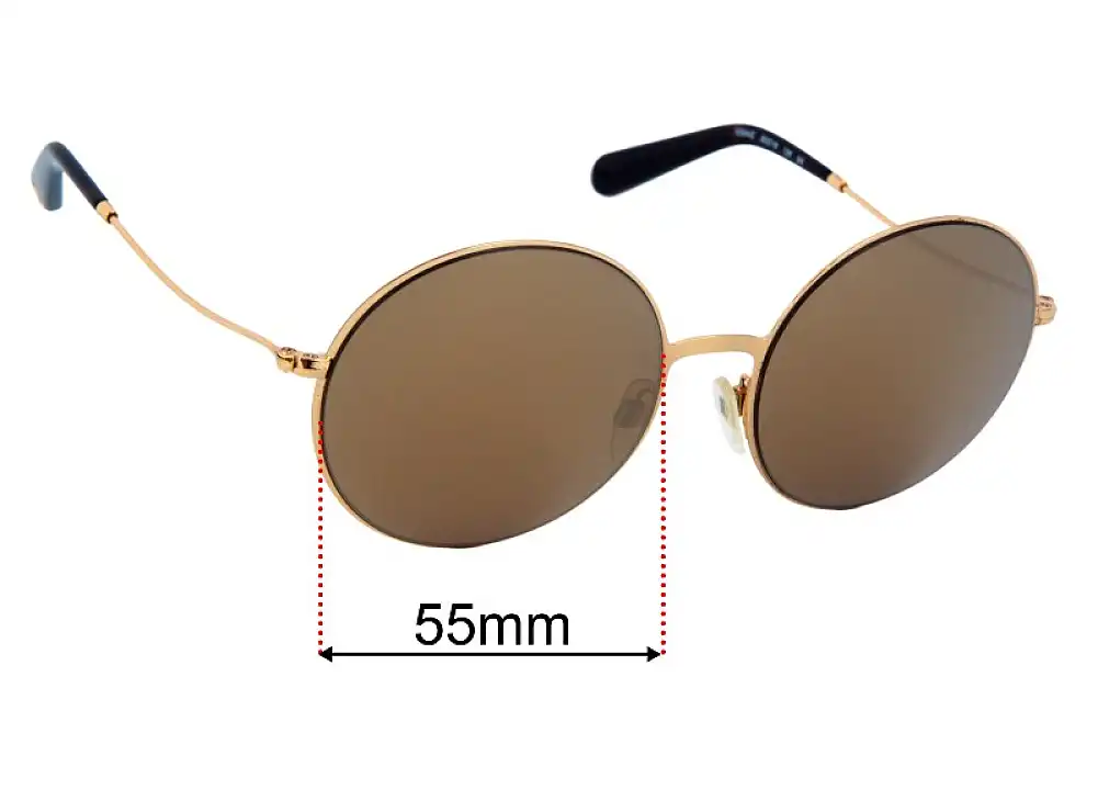 Sunglass Fix Verres de Remplacement pour Michael Kors MK5017 Kendall II - 55mm Wide Sunglass Fix Verres de Remplacement pour Michael Kors MK5017 Kendall II - 55mm Wide