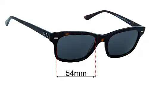 Sunglass Fix Verres de Remplacement pour Ray-Ban RB2389 Balorette - 57mm Wide Ray-Ban RB2389 Balorette Verres de Remplacement 57mm wide