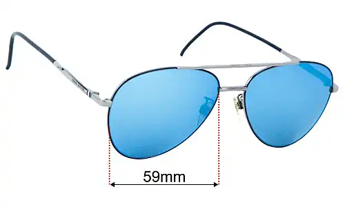 Sunglass Fix Verres de Remplacement pour Tommy Hilfiger TH 1788/F/S - 59mm Wide Tommy Hilfiger TH 1788/F/S Verres de Remplacement 59mm wide