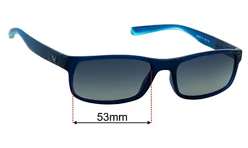 Sunglass Fix Replacement Lenses for Nike 7090 53mm Nike 7090 Replacement Lenses 53mm wide