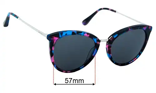 Sunglass Fix Verres de Remplacement pour Shady Rays Lotus - 55mm Wide Shady Rays Lotus Verres de Remplacement 55mm wide