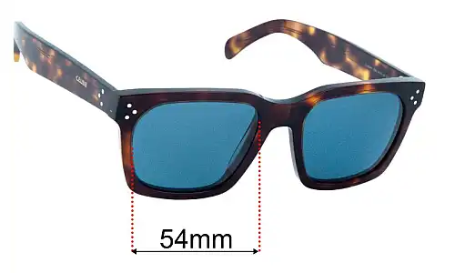 Sunglass Fix Replacement Lenses for Celine CL 40248I - 54mm Wide Celine CL 40248I Replacement Lenses 54mm wide