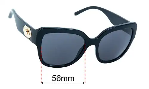 Sunglass Fix Replacement Lenses for Dolce & Gabbana DG6118 - 56mm Wide Dolce & Gabbana DG6118 Replacement Lenses 56mm wide