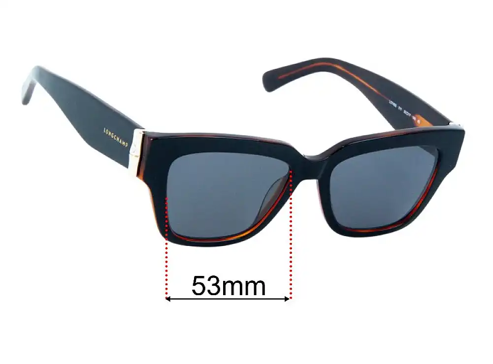 Sunglass Fix Replacement Lenses for Longchamp LO745S - 53mm Wide Sunglass Fix Replacement Lenses for Longchamp LO745S - 53mm Wide