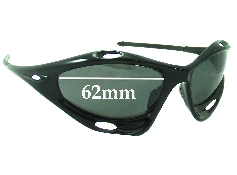 Sunglass Fix Lentilles de Remplacement pour Oakley Water Jacket - Non Vented - 62mm Wide Sunglass Fix Lentilles de Remplacement pour Oakley Water Jacket - Non Vented - 62mm Wide