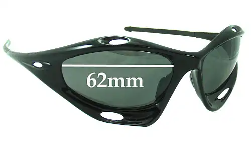 Sunglass Fix Lentilles de Remplacement pour Oakley Water Jacket - Non Vented - 62mm Wide Oakley Water Jacket - Non Vented Lentilles de Remplacement 62mm wide