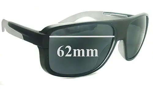 Sunglass Fix Lentilles de Remplacement pour Arnette Glory Daze AN4161 - 62mm Wide Arnette Glory Daze AN4161 Lentilles de Remplacement 62mm wide