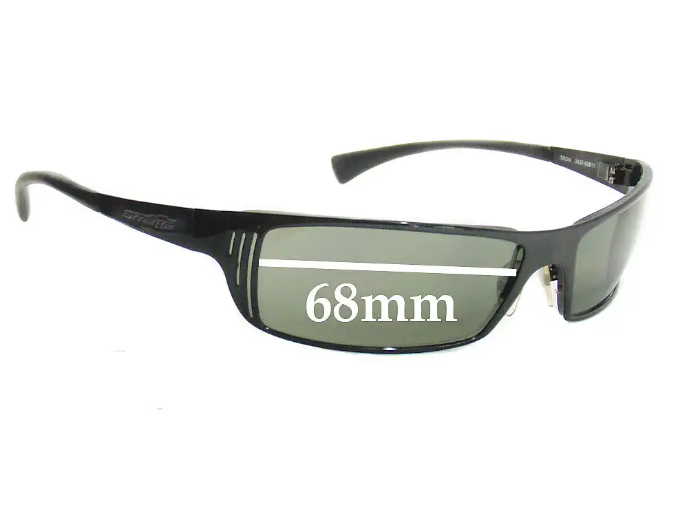 Sunglass Fix Lentilles de Remplacement pour Arnette Tron AN3032 - 68mm Wide Sunglass Fix Lentilles de Remplacement pour Arnette Tron AN3032 - 68mm Wide