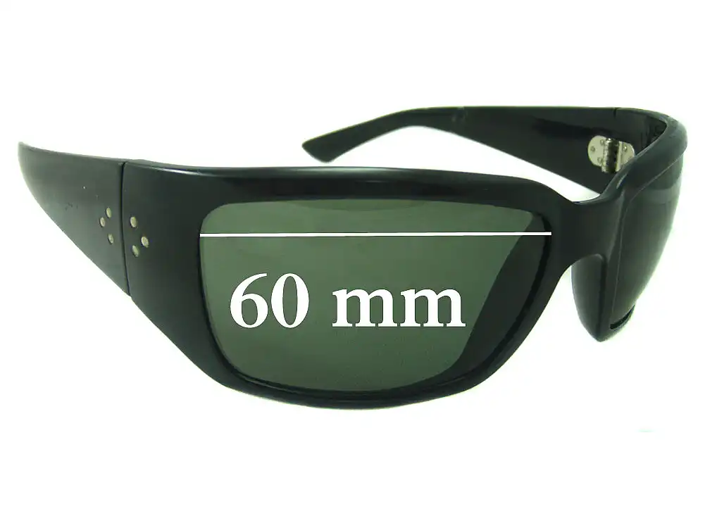 Sunglass Fix Verres de Remplacement pour Blinde Unknown Model - 60mm Wide Sunglass Fix Verres de Remplacement pour Blinde Unknown Model - 60mm Wide