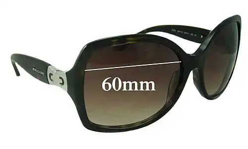 Sunglass Fix Verres de Remplacement pour Bvlgari 8065 - 60mm Wide Sunglass Fix Verres de Remplacement pour Bvlgari 8065 - 60mm Wide