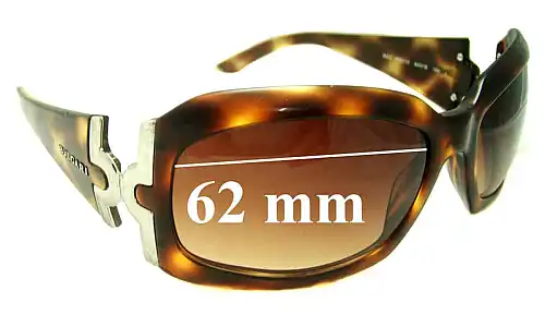 Sunglass Fix Verres de Remplacement pour Bvlgari 860 - 62mm Wide Sunglass Fix Verres de Remplacement pour Bvlgari 860 - 62mm Wide