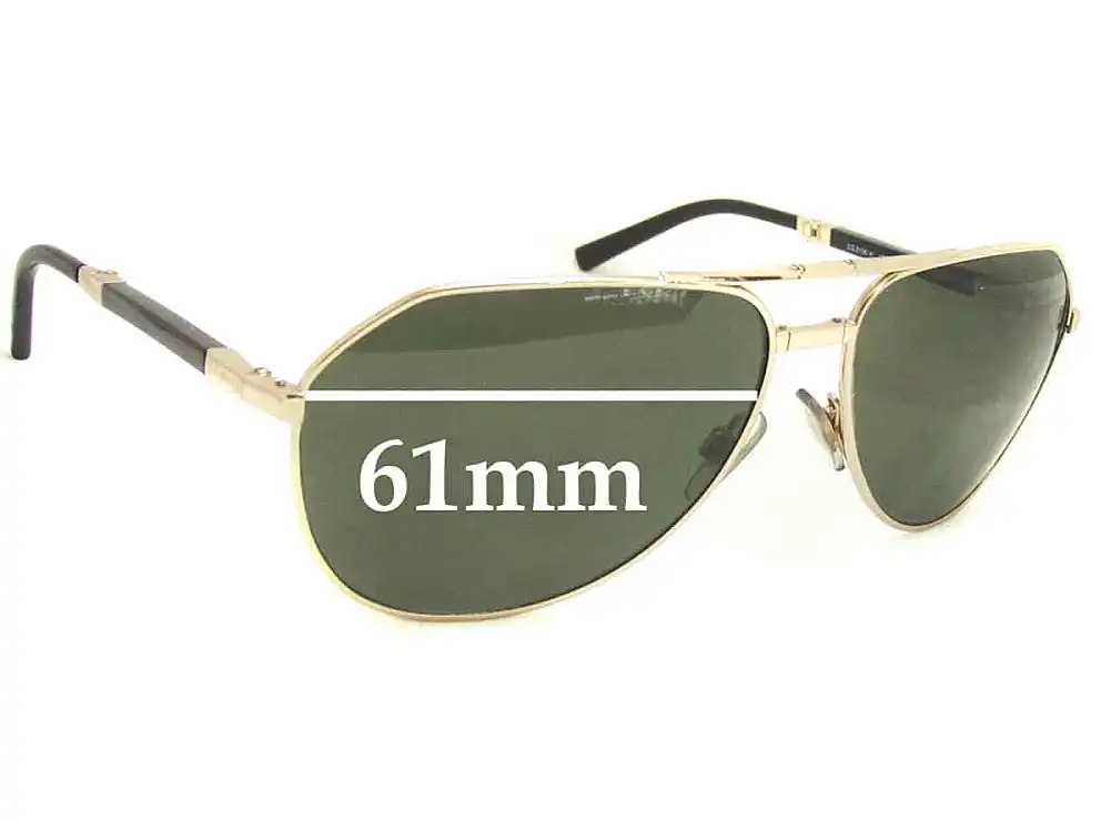 Sunglass Fix Verres de Remplacement pour Dolce & Gabbana DG2106K - 61mm Wide Sunglass Fix Verres de Remplacement pour Dolce & Gabbana DG2106K - 61mm Wide