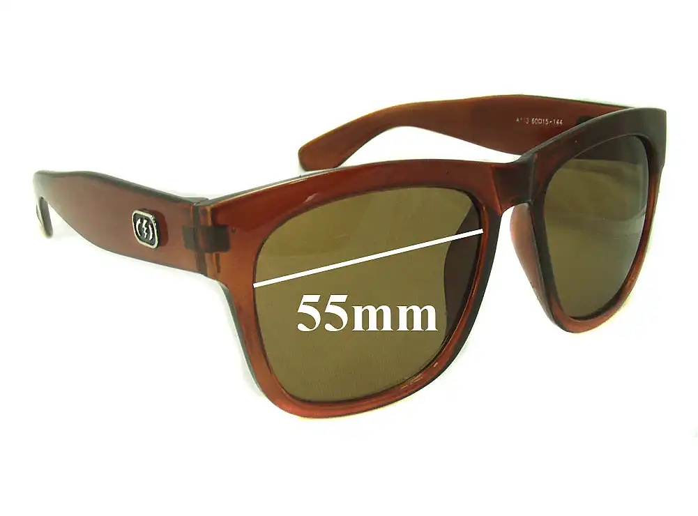 Sunglass Fix Verres de Remplacement pour Electric A113 - 55mm Wide Sunglass Fix Verres de Remplacement pour Electric A113 - 55mm Wide