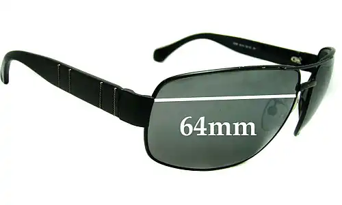 Sunglass Fix Verres de Remplacement pour Ermenegildo Zegna SZ 3047 - 64mm Wide Sunglass Fix Verres de Remplacement pour Ermenegildo Zegna SZ 3047 - 64mm Wide