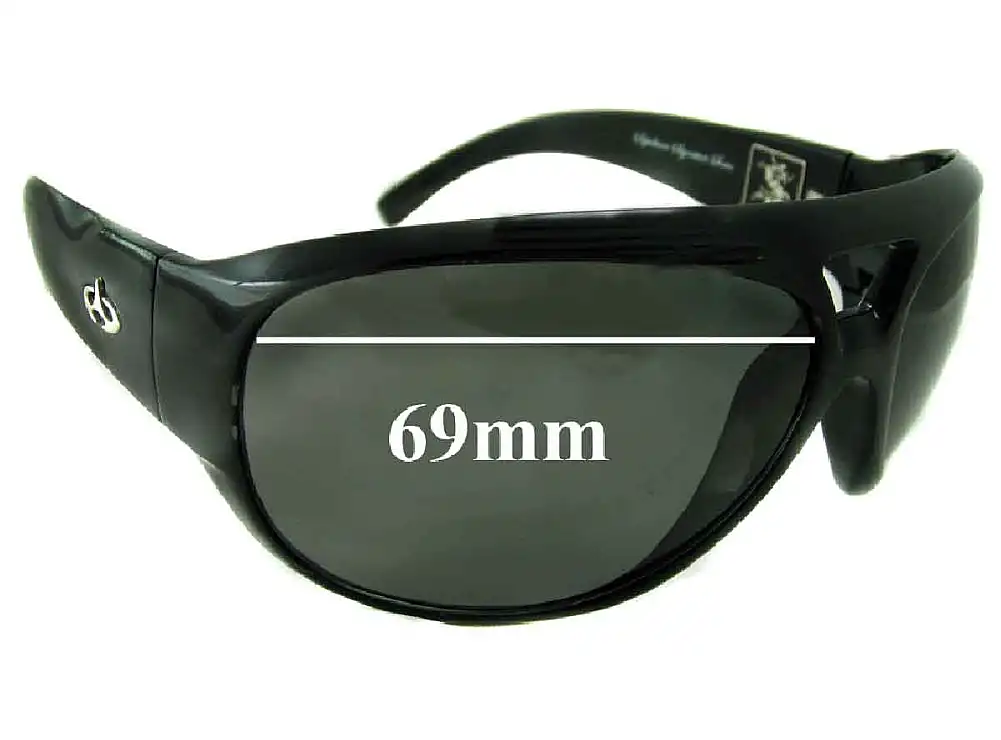 Sunglass Fix Verres de Remplacement pour Evoke Sepultura BK004 - 69mm Wide Sunglass Fix Verres de Remplacement pour Evoke Sepultura BK004 - 69mm Wide