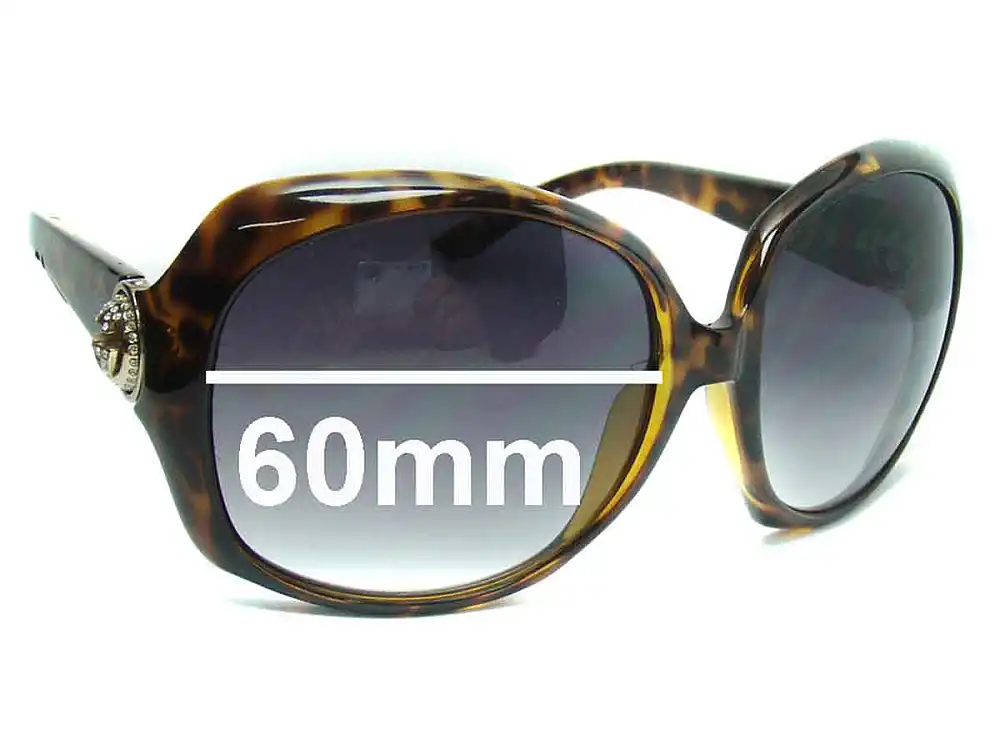 Sunglass Fix Verres de Remplacement pour Gucci GG3042 - 60mm Wide Sunglass Fix Verres de Remplacement pour Gucci GG3042 - 60mm Wide