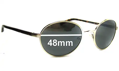 Sunglass Fix Verres de Remplacement pour Giorgio Armani GA 321/S - 48mm Wide Sunglass Fix Verres de Remplacement pour Giorgio Armani GA 321/S - 48mm Wide