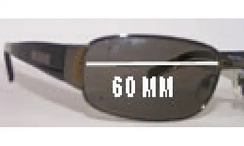 Sunglass Fix Lentilles de Remplacement pour Mako Sting 9481 - 60mm Wide Mako Sting 9481 Lentilles de Remplacement 60mm wide