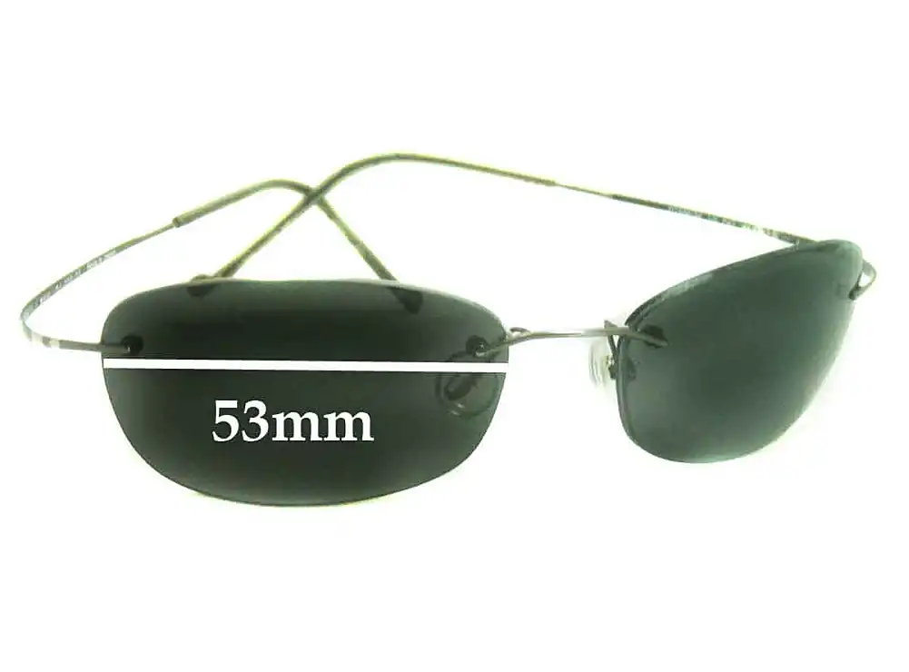 Sunglass Fix Verres de Remplacement pour Maui Jim MJ503 Wailea - 53mm Wide Sunglass Fix Verres de Remplacement pour Maui Jim MJ503 Wailea - 53mm Wide