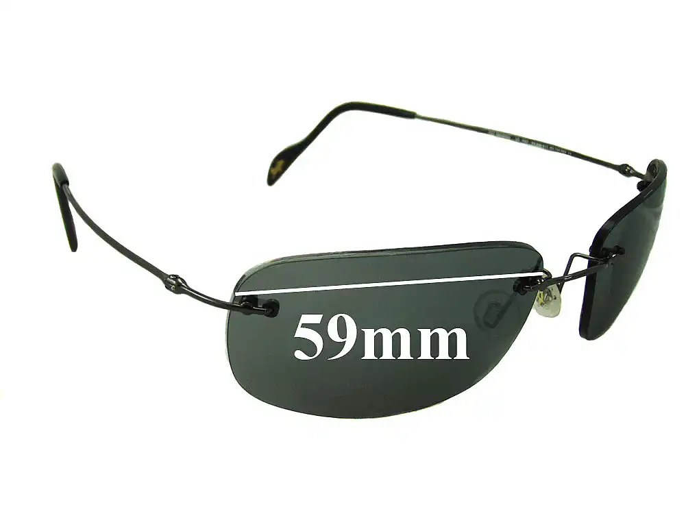 Sunglass Fix Lentilles de Remplacement pour Maui Jim MJ311 Mauna Loa - 59mm Wide Sunglass Fix Lentilles de Remplacement pour Maui Jim MJ311 Mauna Loa - 59mm Wide