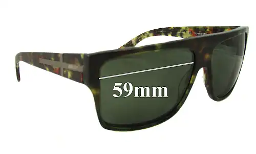 Sunglass Fix Verres de Remplacement pour Morrissey Hey Zeus - 59mm Wide Sunglass Fix Verres de Remplacement pour Morrissey Hey Zeus - 59mm Wide