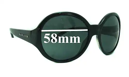 Sunglass Fix Lentilles de Remplacement pour Polo RL 8020 - 58mm Wide Polo RL 8020 Lentilles de Remplacement 58mm wide