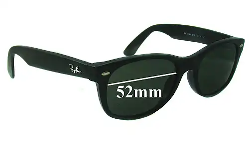 Sunglass Fix Lentilles de Remplacement pour Ray-Ban RB5184 - 52mm Wide Ray-Ban RB5184 Lentilles de Remplacement 52mm wide